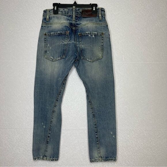 Dsquared Boyfriend Distressed Patch Button Fly Jeans 38 - Picture 4 of 6